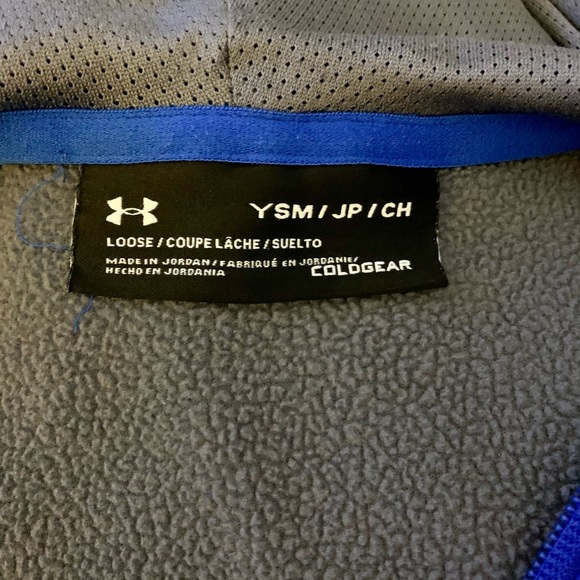 SOLD Under Armor Boy’s Fleece Full Zip Hoodie - Picture 3 of 4